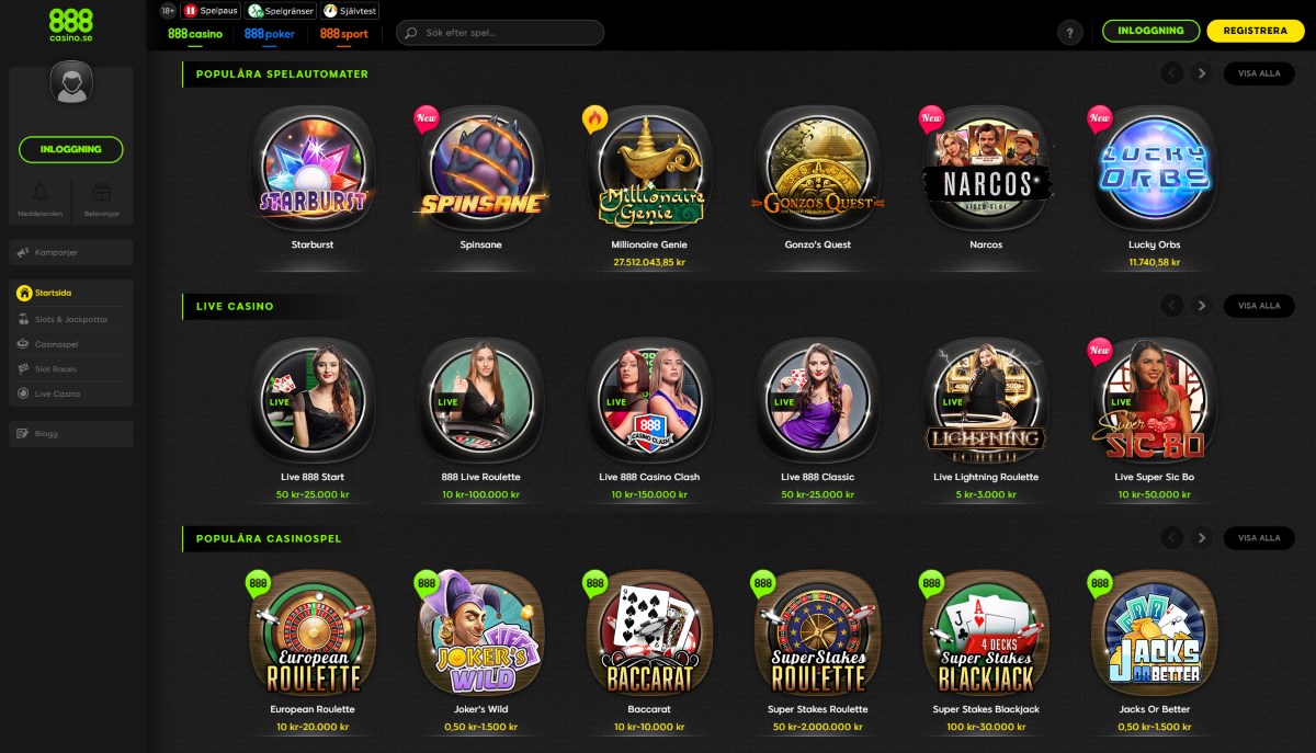 Casino 888 Online Free